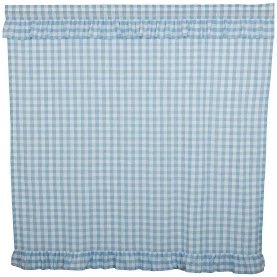 Best deal π VHC Brands Annie Buffalo Blue Check Ruffled Shower Curtain 72x72 π - Image 2