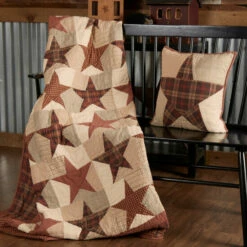 Discount 👏 VHC Brands Abilene Star Quilted Throw 70x55 ⭐
