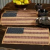 Cheapest ❤️ VHC Brands Patriotic Patch Placemat Quilted Set Of 6 12x18 - Placemat 12x18 🧨