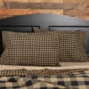 Deals 😉 VHC Brands Primitive Bedding VHC Check Pillow Case Set Of 2 Cotton Khaki / Raven 👍