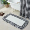 Promo 😉 VHC Brands Annie Buffalo Black Check Bathmat 27x48 👍