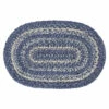 Hot Sale 🛒 VHC Brands Great Falls Blue Jute Oval Placemat 12x18 😍
