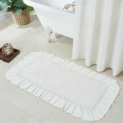 Top 10 🔔 VHC Brands Burlap Antique White Bathmat 27x48 ⭐
