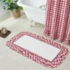 Flash Sale ⭐ VHC Brands Annie Buffalo Red Check Bathmat 27x48 🧨