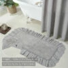 Outlet 👍 VHC Brands Burlap Dove Grey Bathmat 27x48 ⭐