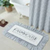 Budget 😍 VHC Brands Sawyer Mill Blue Farmhouse Bathmat 27x48 ❤️