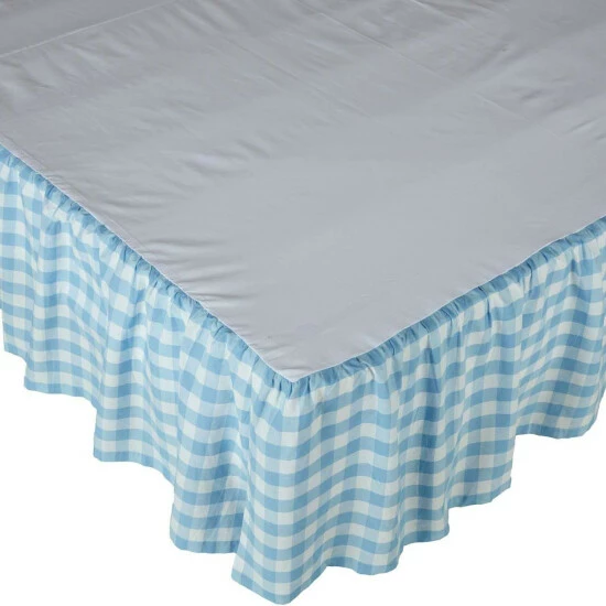 Best deal π VHC Brands Annie Buffalo Blue Check Queen Bed π Skirt 60x80x16 βοΈ