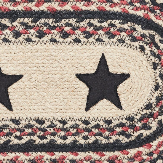 Discount π VHC Brands Colonial Star Jute Oval Runner 13x48 π - Image 3