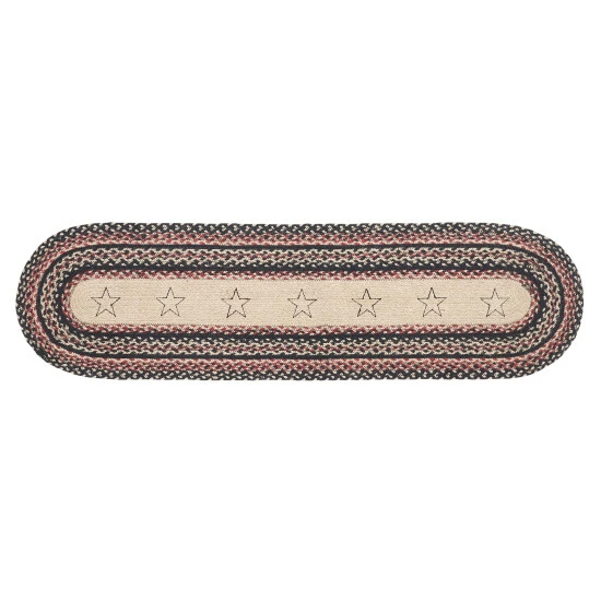 Discount π VHC Brands Colonial Star Jute Oval Runner 13x48 π - Image 4