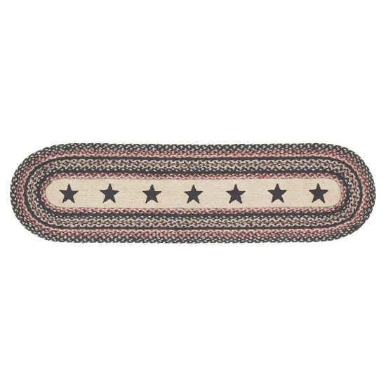 Discount π VHC Brands Colonial Star Jute Oval Runner 13x48 π - Image 5