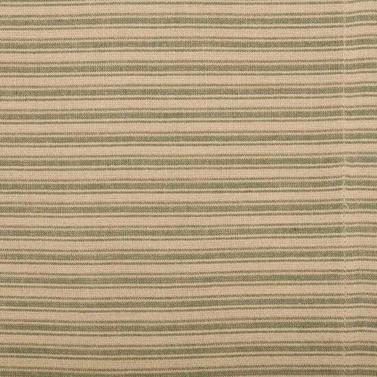 Best Sale π€© VHC Brands Prairie Winds Green Ticking Stripe Pillow Case Set Khaki/sage Green π - Image 4