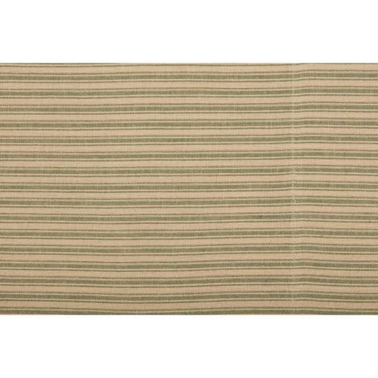 Best Sale π€© VHC Brands Prairie Winds Green Ticking Stripe Pillow Case Set Khaki/sage Green π - Image 7