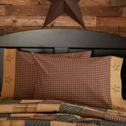 Cheap 😉 VHC Brands Patriotic Patch Pillow Case Set 😉