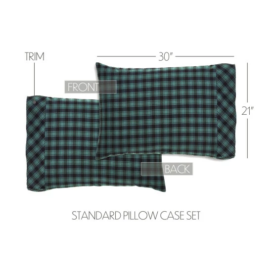Promo 𧨠VHC Brands Pine Grove Standard Pillow Case Set Of 2 21x30 β€οΈ - Image 2