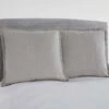 Discount 😀 VHC Brands Burlap Dove Grey Fabric Euro Sham W/ Fringed Ruffle 26x26 ⭐