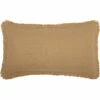Flash Sale ⭐ VHC Brands Burlap Natural King Sham W/ Fringed Ruffle 21x37 ❤️