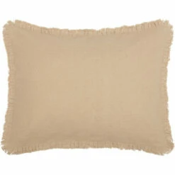 Best Sale ✨ VHC Brands Burlap Vintage Standard Sham W/ Fringed Ruffle 21x27 🌟