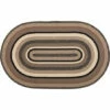 Best reviews of ❤️ VHC Brands Sawyer Mill Charcoal Jute Rug Oval W/ Pad 60x96 ⭐
