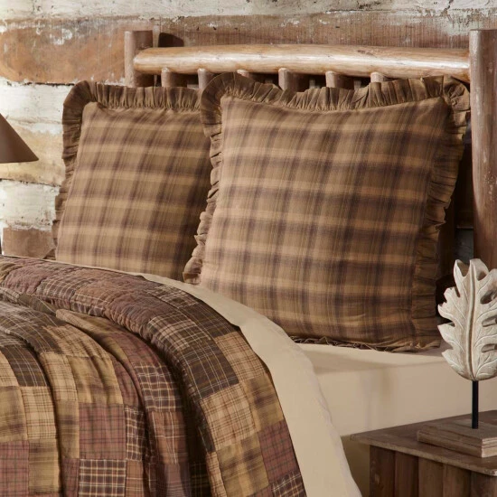 Best deal π VHC Brands Prescott Euro Sham Fabric Ruffled 26x26 𧨠- Image 2