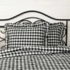 Coupon 🔥 VHC Brands Annie Buffalo Black Check Ruffled Standard Sham 21x27 ❤️
