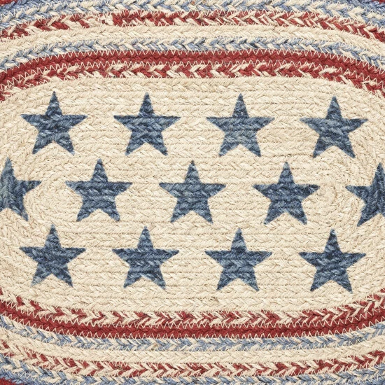 Best Pirce π VHC Brands Celebration Jute Oval Placemat 12x18 β€οΈ - Image 3