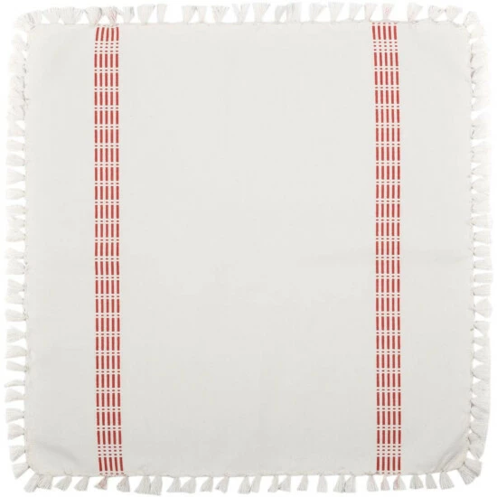 Best Sale π€© VHC Brands Madeline Napkin Set - Napkin 18x18 Poppy Red/creme π― - Image 4