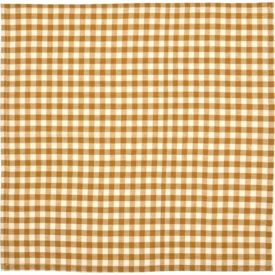 Best reviews of π VHC Brands Set Of 6 Katie Gingham Check Napkins - Napkin 18x18 Taupe/antique White π - Image 4
