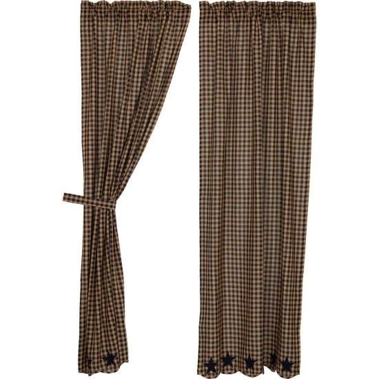 Deals ✨ VHC Brands Primitive Curtains VHC Star Panel 84x40 Navy ✨ - Image 4