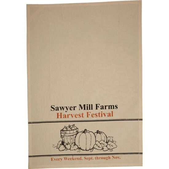 Brand new π€© VHC Brands Sawyer Mill Charcoal Harvest Muslin Unbleached Natural Tea Towel Set Of 2 19x28 - Tea Towel 28x19 π - Image 2