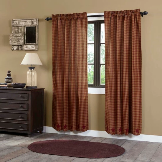 Deals ✨ VHC Brands Primitive Curtains VHC Star Panel 84x40 Navy ✨ - Image 7