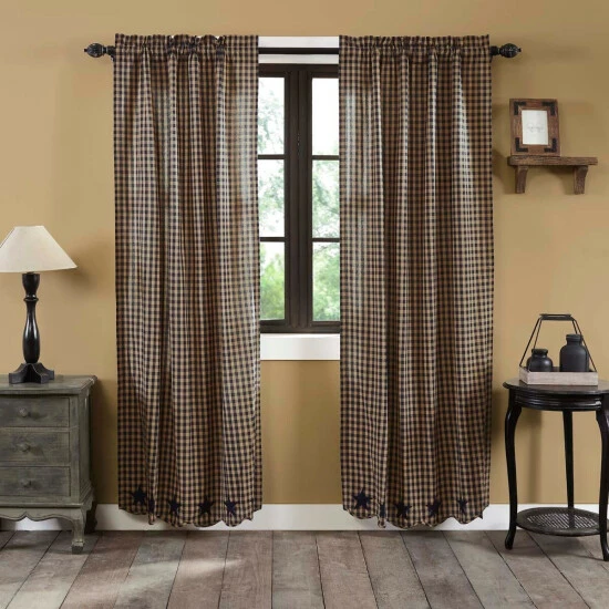 Deals ✨ VHC Brands Primitive Curtains VHC Star Panel 84x40 Navy ✨ - Image 8
