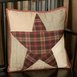 Wholesale 😉 VHC Brands Abilene Star Quilted Pillow 16x16 🛒