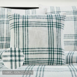 Promo π VHC Brands Pine Grove Plaid Fabric Pillow Cover 18x18 π§¨
