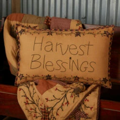 Buy 😀 VHC Brands Heritage Farms Harvest Blessings Pillow 14x22 ✔️