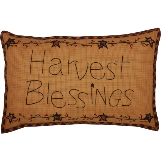 Buy π VHC Brands Heritage Farms Harvest Blessings Pillow 14x22 βοΈ - Image 3