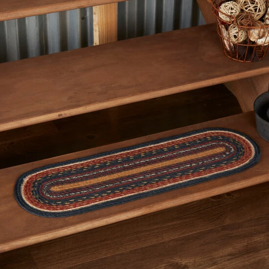 Wholesale ✨ VHC Brands Stratton Stair Tread Jute Oval - 8.5x27 ⌛