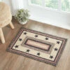 Coupon ❤️ VHC Brands Colonial Star Jute Rug Rect W/ Pad 20x30 - 20" X 30" Rectangle 😍