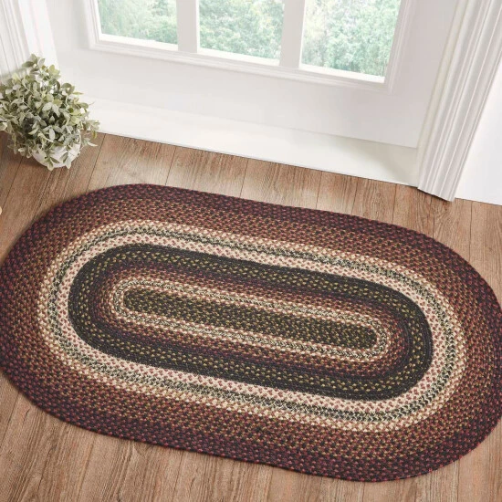 Deals β VHC Brands Beckham Jute Rug Oval W/ Pad 27x48 - 27" X 48" Oval π―