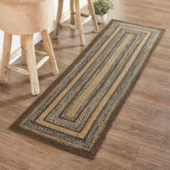 Hot Sale π― VHC Brands Espresso Jute Rug/Runner Rect W/ Pad 22x72 - 2' X 6' Runner π