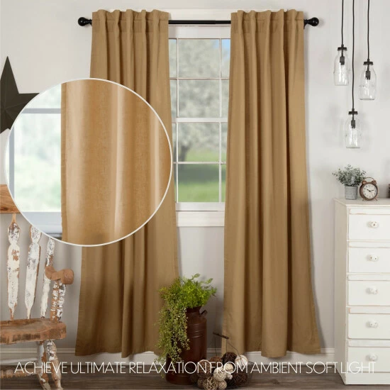 Best reviews of ✔️ VHC Brands Simple Life Flax Panel Set - Panel 84x40 - Panel 84x40 Natural Creme ⭐ - Image 3